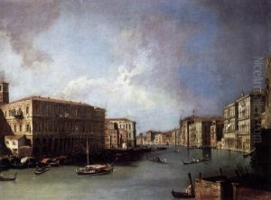 Grand Canal: Looking North from Near the Rialto Bridge
