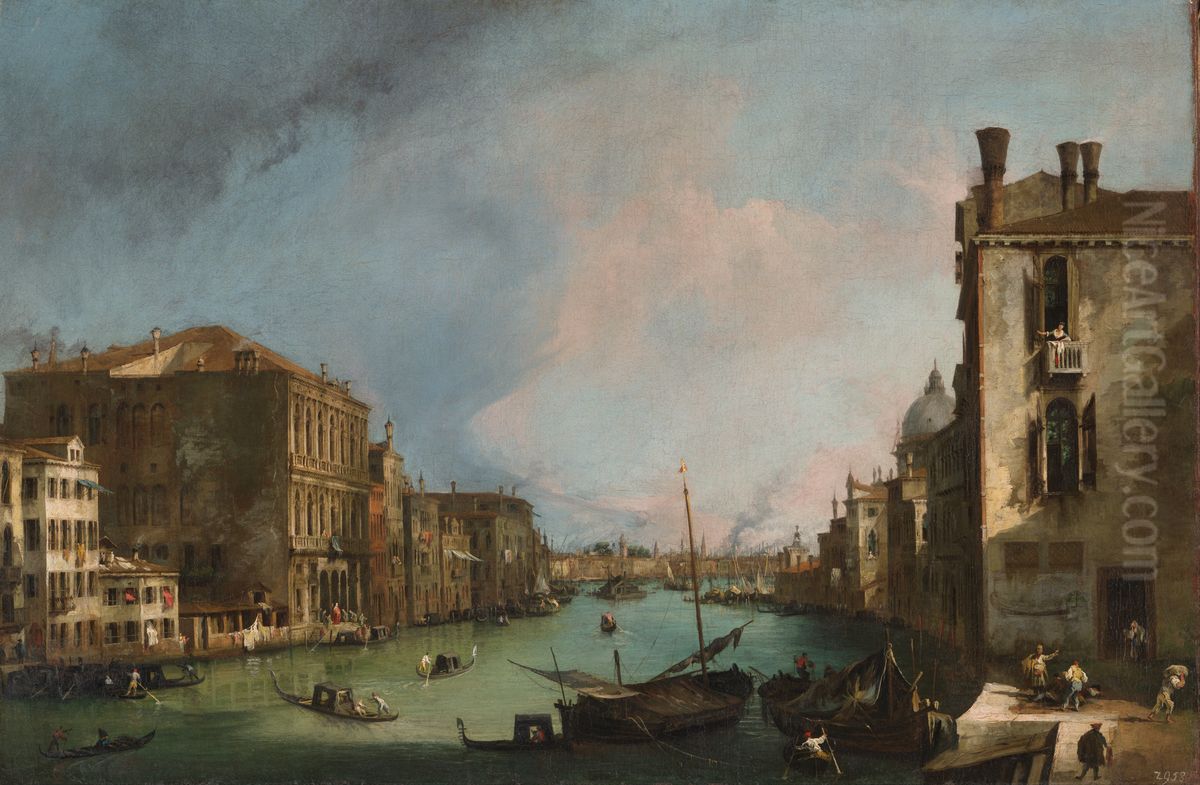Grand CanalVenice Oil Painting by Canaletto
