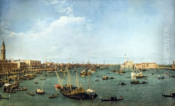 Bacino di San Marco, Venice Oil Painting by Canaletto