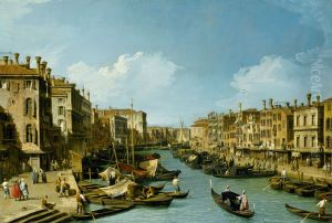 The Grand Canal near the Rialto Bridge, Venice