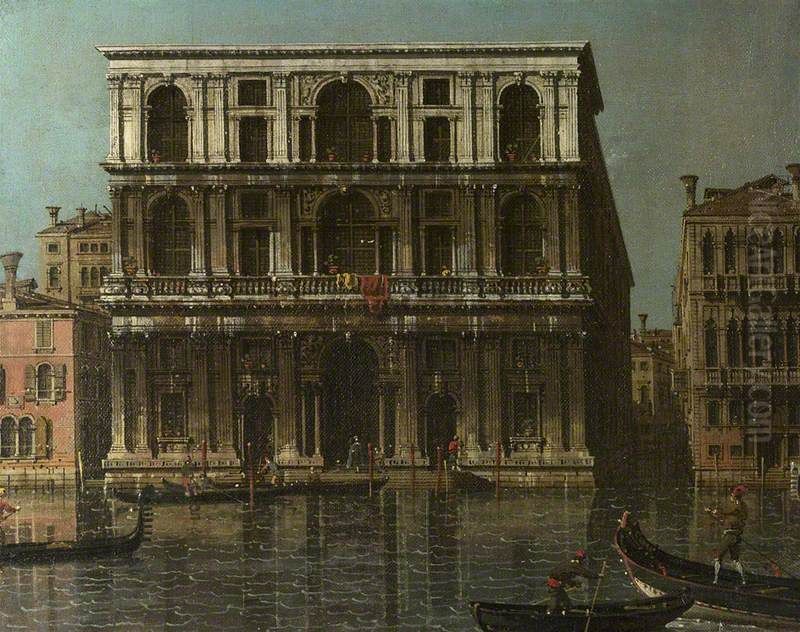 Palazzo Grimani Oil Painting by Canaletto