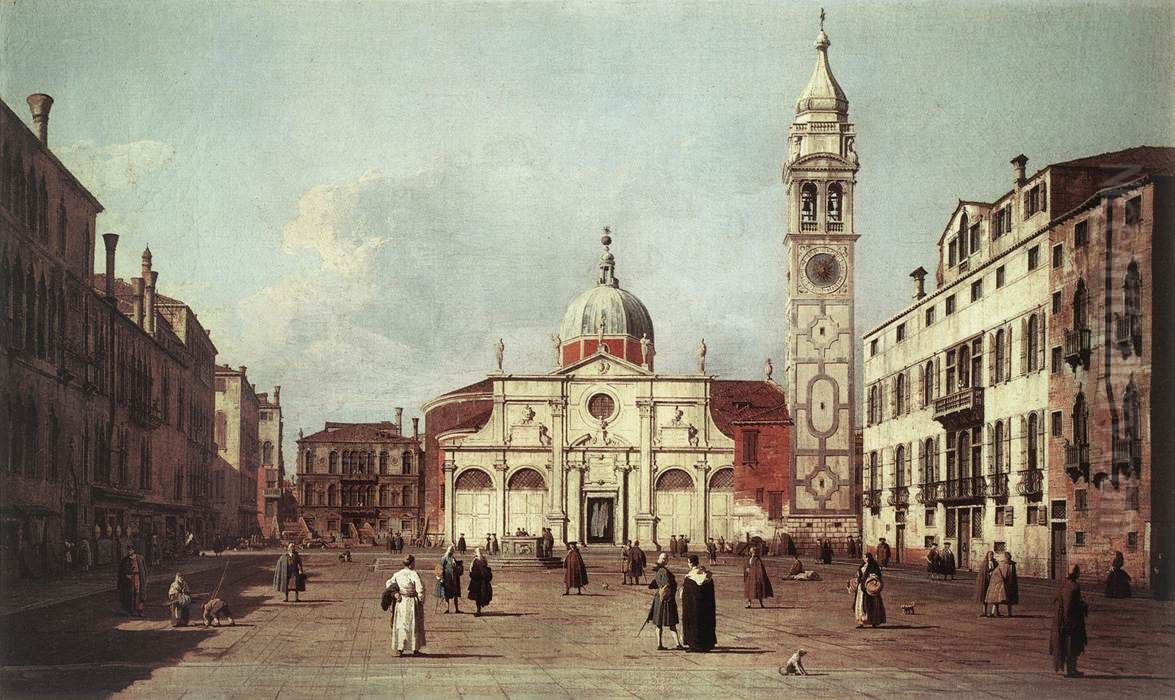 Campo Santa Maria Formosa Oil Painting by Canaletto