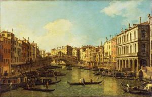 the Grand Canal from the Palazzo Dolfin-Manin to the Rialto Bridge