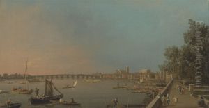 The Thames from the Terrace of Somerset House, Looking toward Westminster