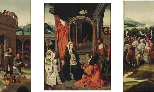 Adoration of the Magi Oil Painting by Hieronymus Bosch