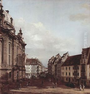 Ansicht von Dresden,Die Frauenkirche