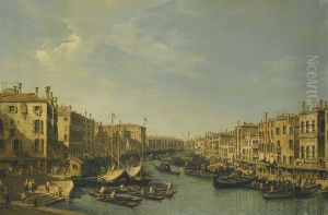 Venice, The Grand Canal, Looking South-West, From the Rialto Bridge to the Palazzo Foscari