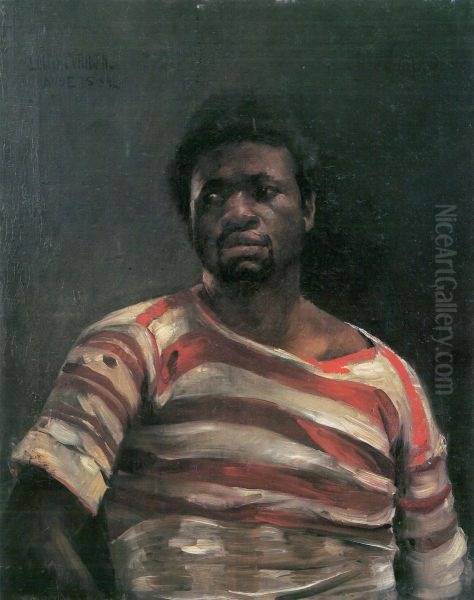 Othello Oil Painting by Lovis (Franz Heinrich Louis) Corinth