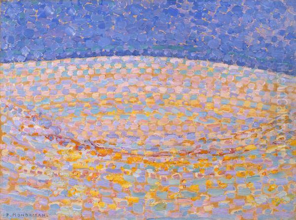 Dune III Oil Painting by Piet Mondrian
