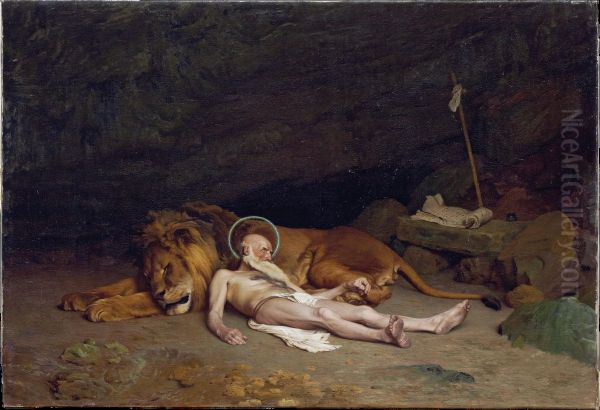 Der heilige Hieronymus Oil Painting by Jean-Leon Gerome