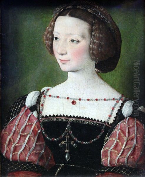 Portrait of Beatrix Pacheco Oil Painting by Jean Clouet