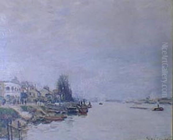Point du jour Oil Painting by Alfred Sisley