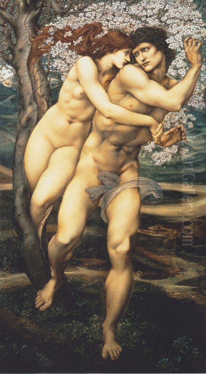 The tree of forgiveness Oil Painting by Edward Burne-Jones