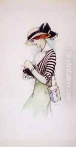 Woman with camera