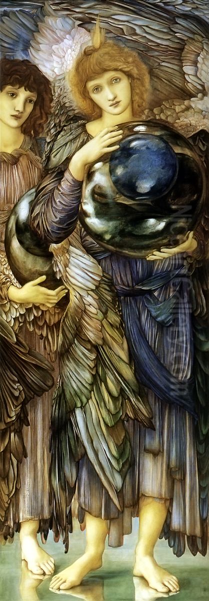 Days of Creation - Second Oil Painting by Edward Burne-Jones