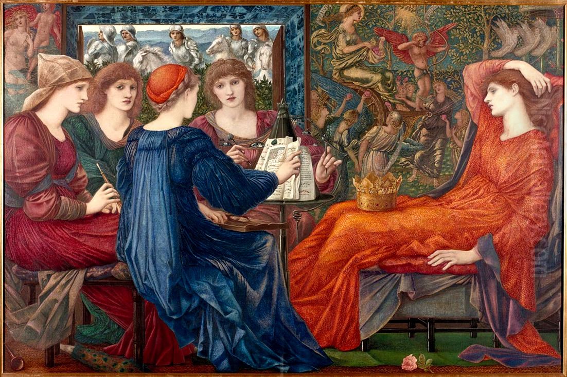 Laus Veneris Oil Painting by Edward Burne-Jones