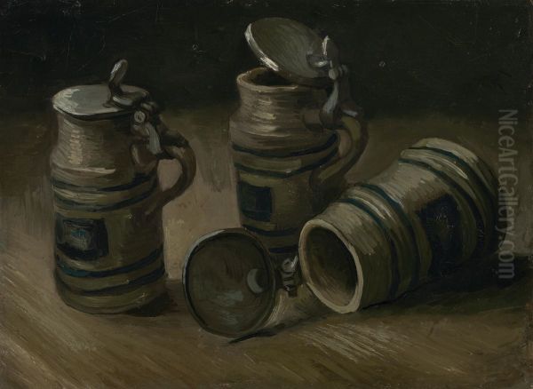 Bierpullen Oil Painting by Vincent Van Gogh