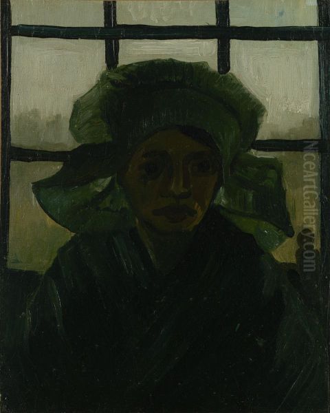 Head of a Woman Oil Painting by Vincent Van Gogh