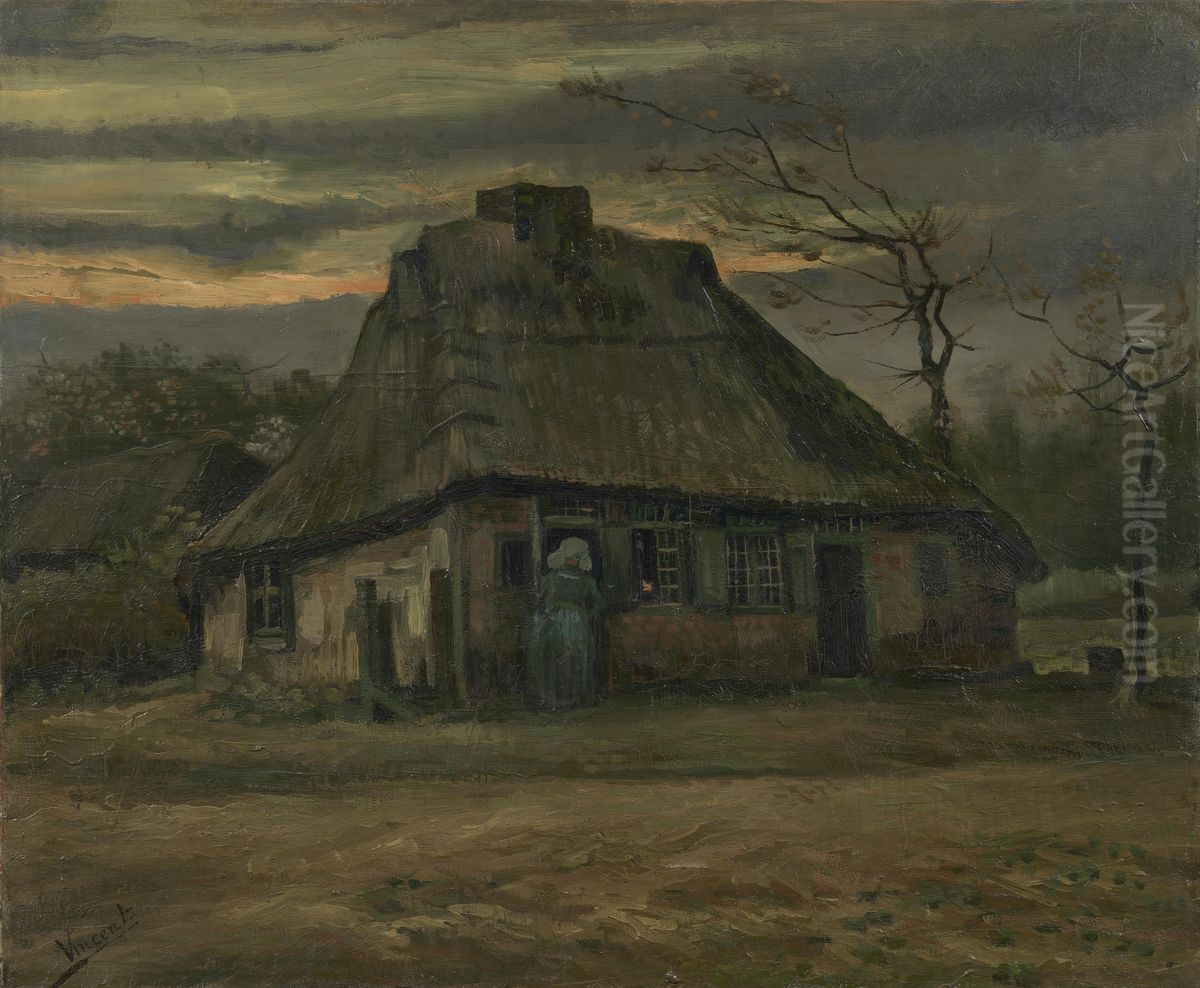 De hut Oil Painting by Vincent Van Gogh