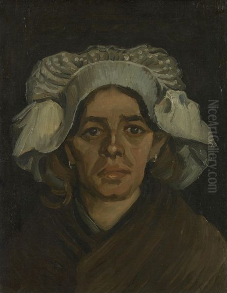 Kop van een vrouw Oil Painting by Vincent Van Gogh