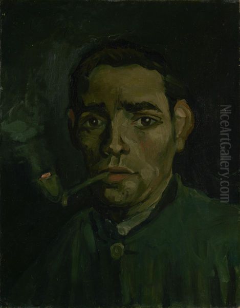 Kop van een man Oil Painting by Vincent Van Gogh