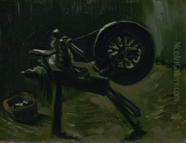 Spoelwiel Oil Painting by Vincent Van Gogh