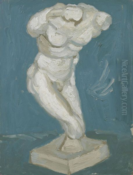 Male Torso Oil Painting by Vincent Van Gogh