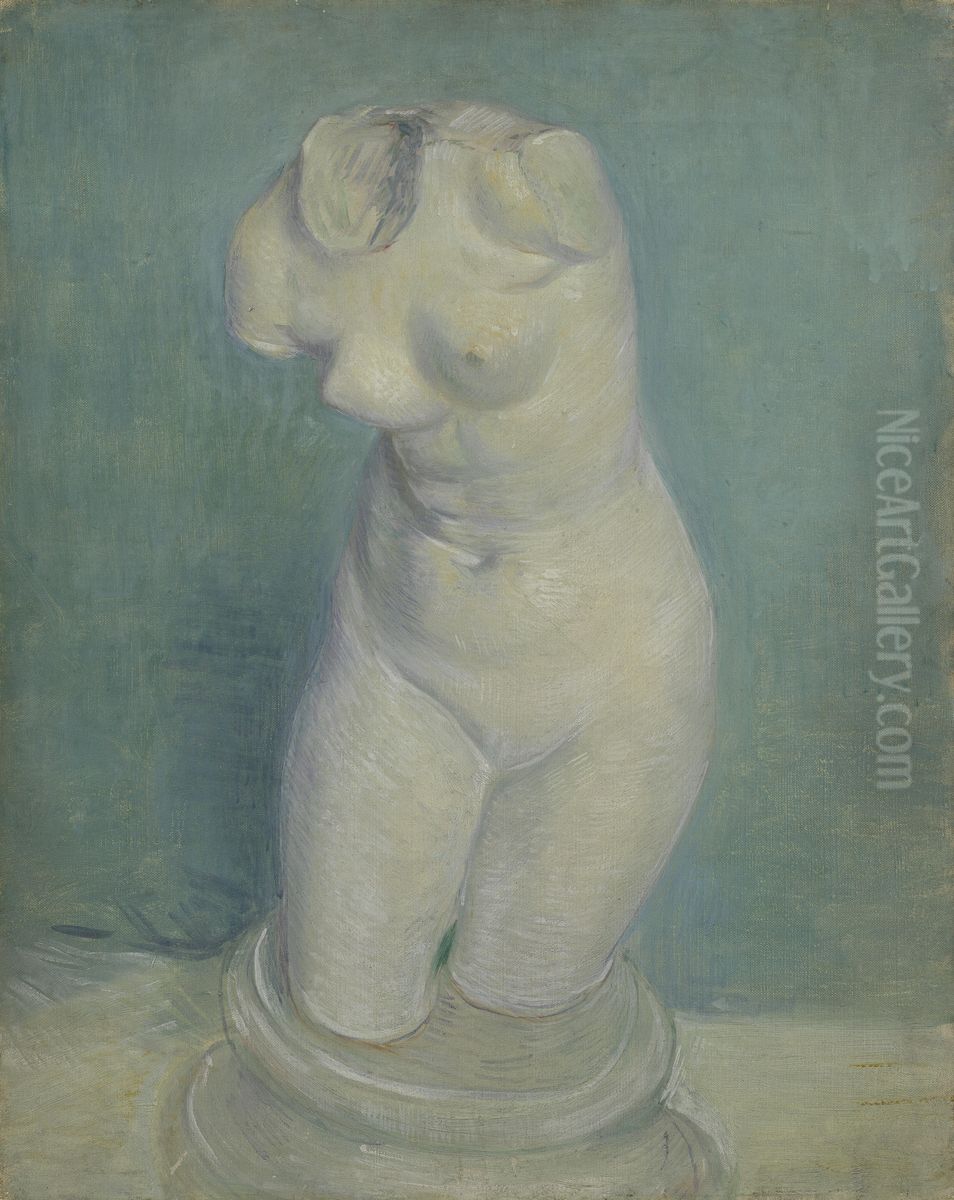Plaster Cast of a Woman's Torso Oil Painting by Vincent Van Gogh