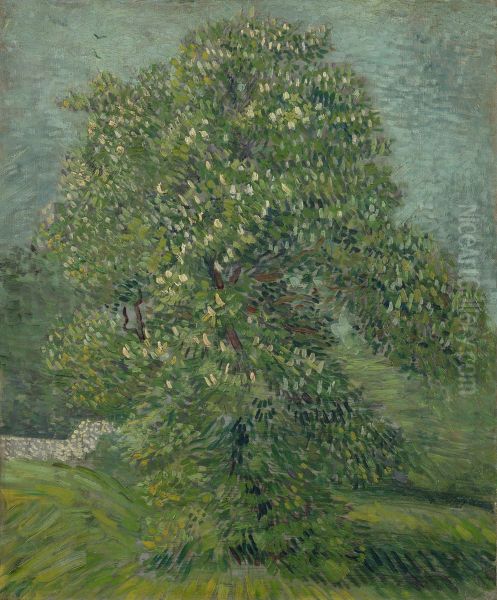 Bloeiende paardenkastanje Oil Painting by Vincent Van Gogh