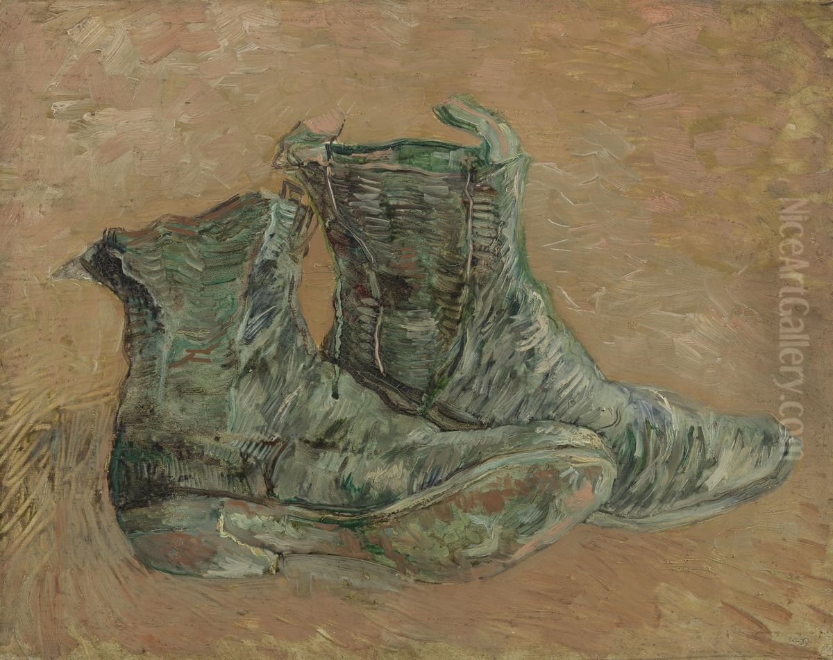 Shoes Oil Painting by Vincent Van Gogh
