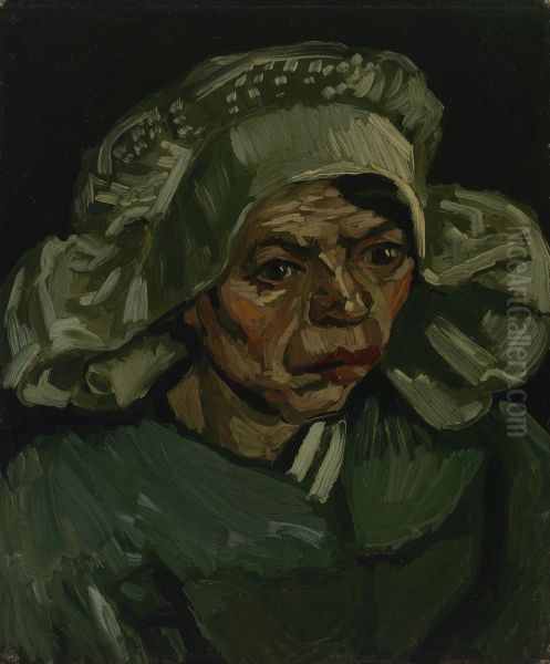 Head of a Woman Oil Painting by Vincent Van Gogh