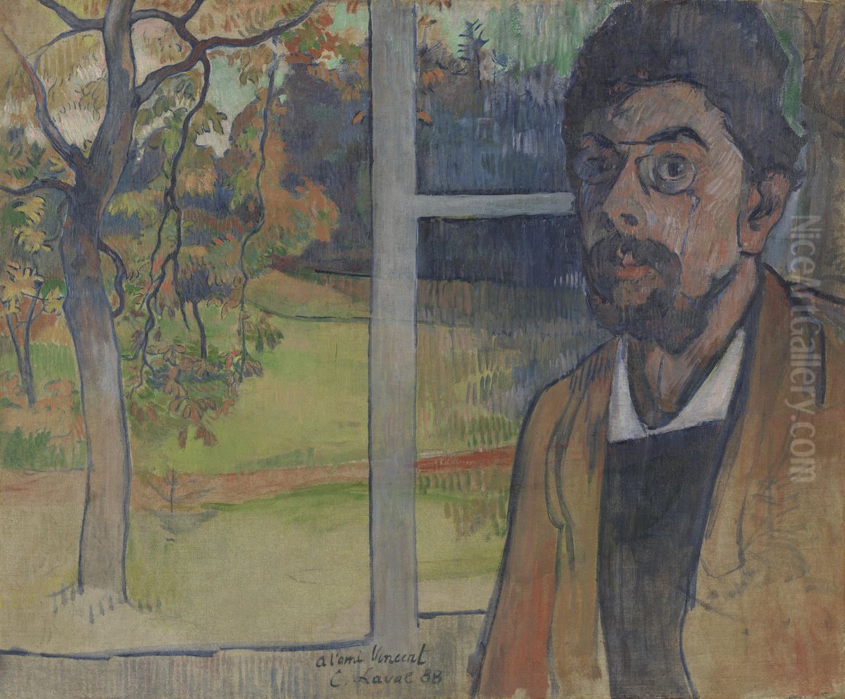 Self-portrait Oil Painting by Charles Laval