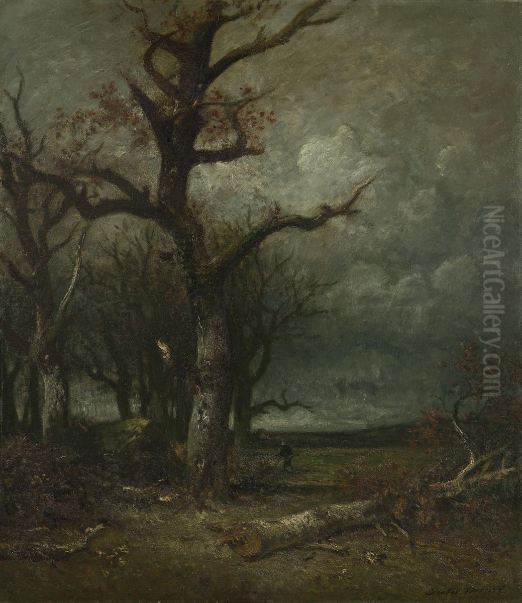 Herfst Oil Painting by Jules Dupre