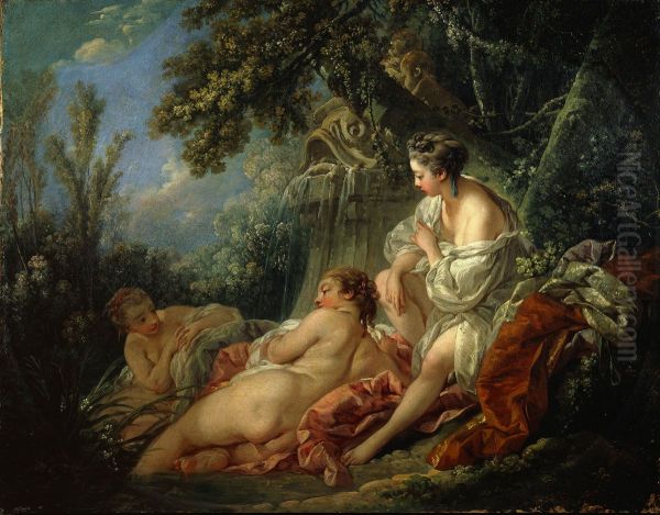 Summer Oil Painting by Francois Boucher