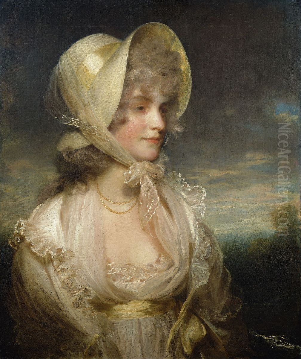 Elizabeth Sophia Baillie (nee de Vismes) Oil Painting by William Beechey