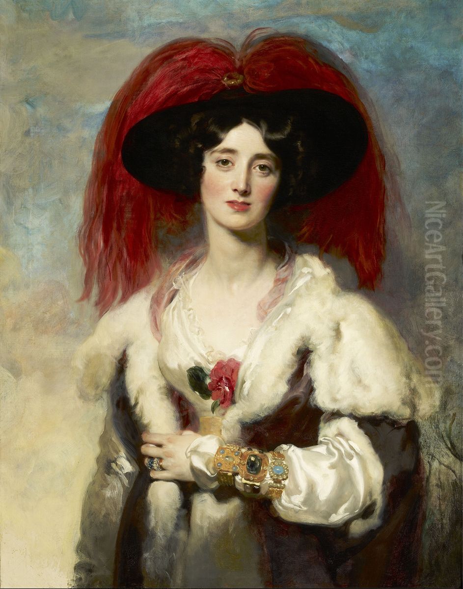 Julia, Lady Peel Oil Painting by Thomas Lawrence