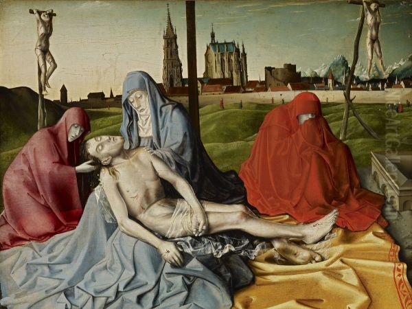 Pieta Oil Painting by Konrad Witz
