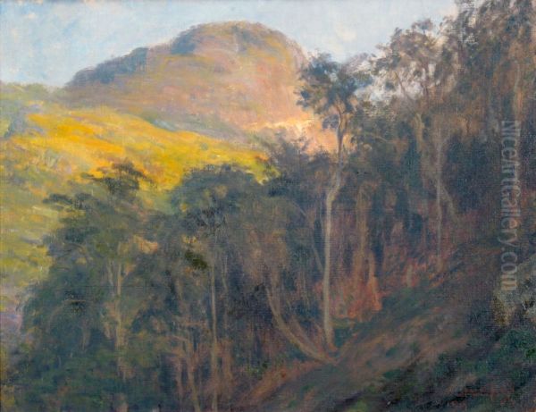 Landscape Oil Painting by Lucilio de Albuquerque