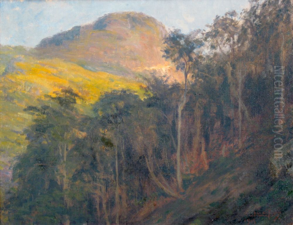 Paisagem Oil Painting by Lucilio de Albuquerque