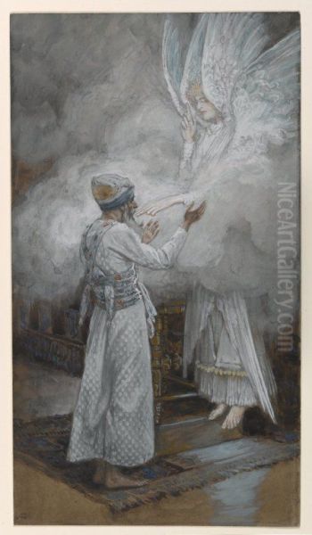 The Vision of Zacharias Oil Painting by James Tissot