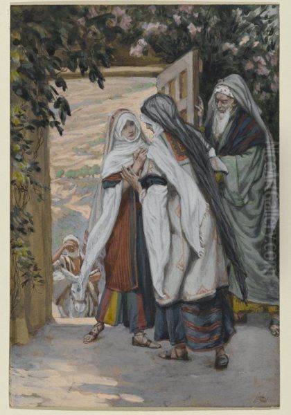 The Visitation Oil Painting by James Jacques Joseph Tissot