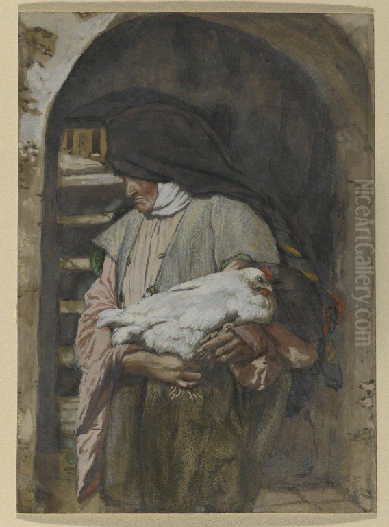 Sainte Anne Oil Painting by James Jacques Joseph Tissot