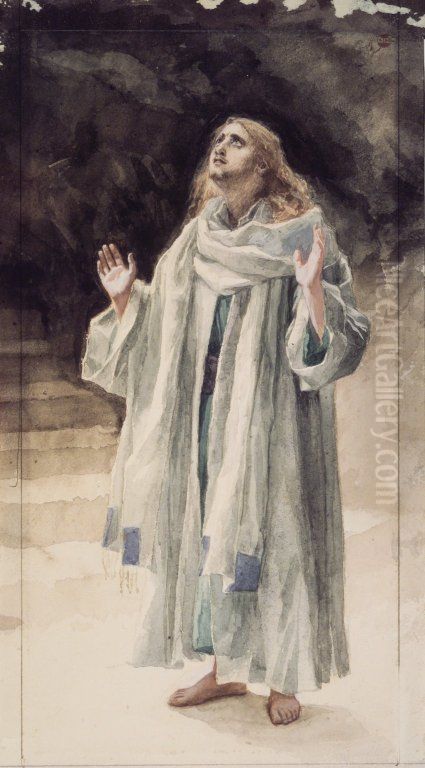 Saint Jean l'Evangeliste Oil Painting by James Jacques Joseph Tissot