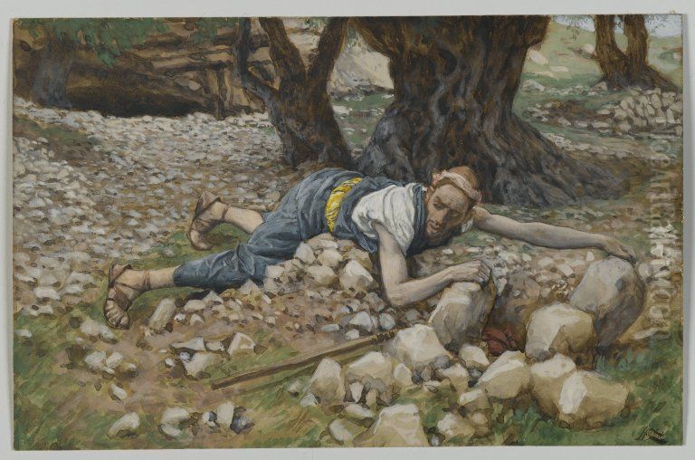 The Hidden Treasure Oil Painting by James Jacques Joseph Tissot