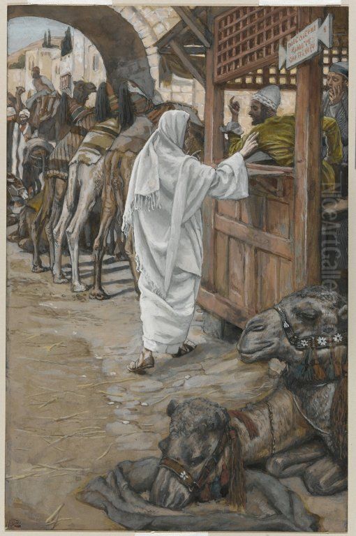 The Calling of Saint Matthew Oil Painting by James Jacques Joseph Tissot