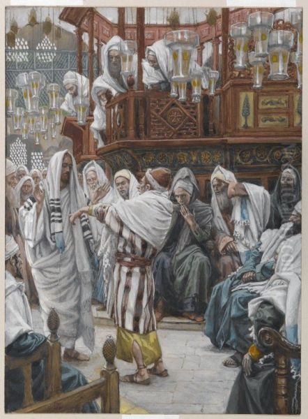 L'homme a la main dessechee Oil Painting by James Tissot