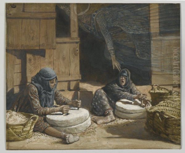 The Two Women at the Mill Oil Painting by James Tissot