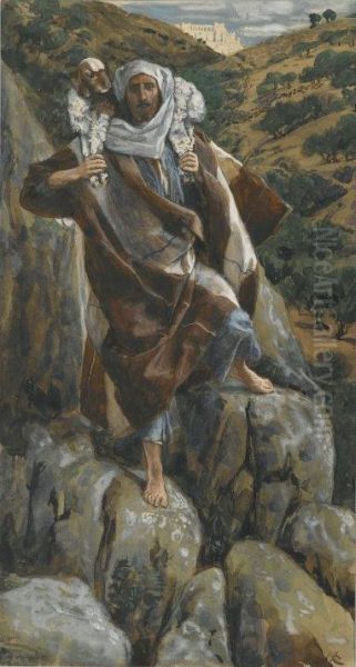 Le bon pasteur Oil Painting by James Jacques Joseph Tissot