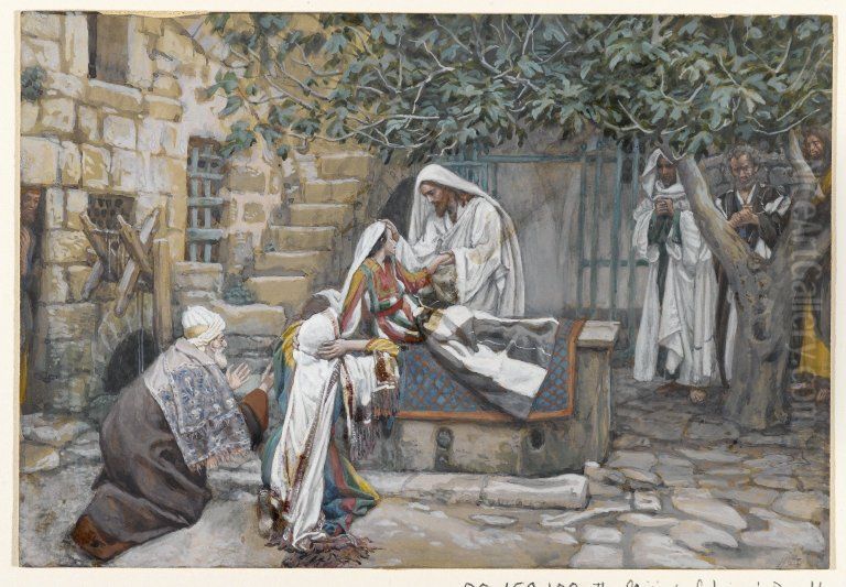 La fille de Zaire Oil Painting by James Jacques Joseph Tissot