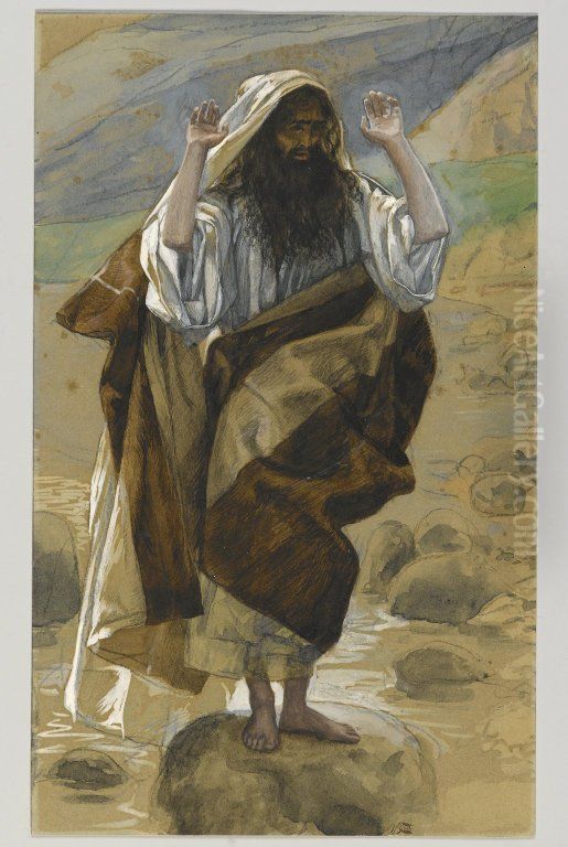 Saint Thaddeus or Saint Jude Oil Painting by James Jacques Joseph Tissot